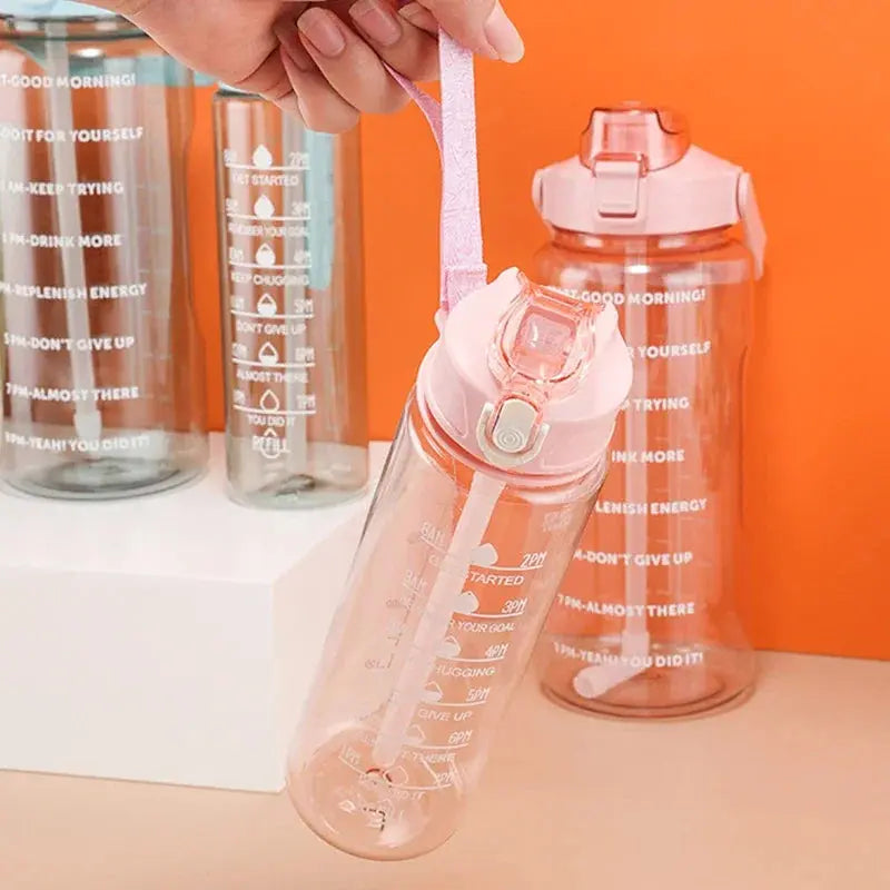 Colorful Portable Sports Bottles for On the-Go Hydration