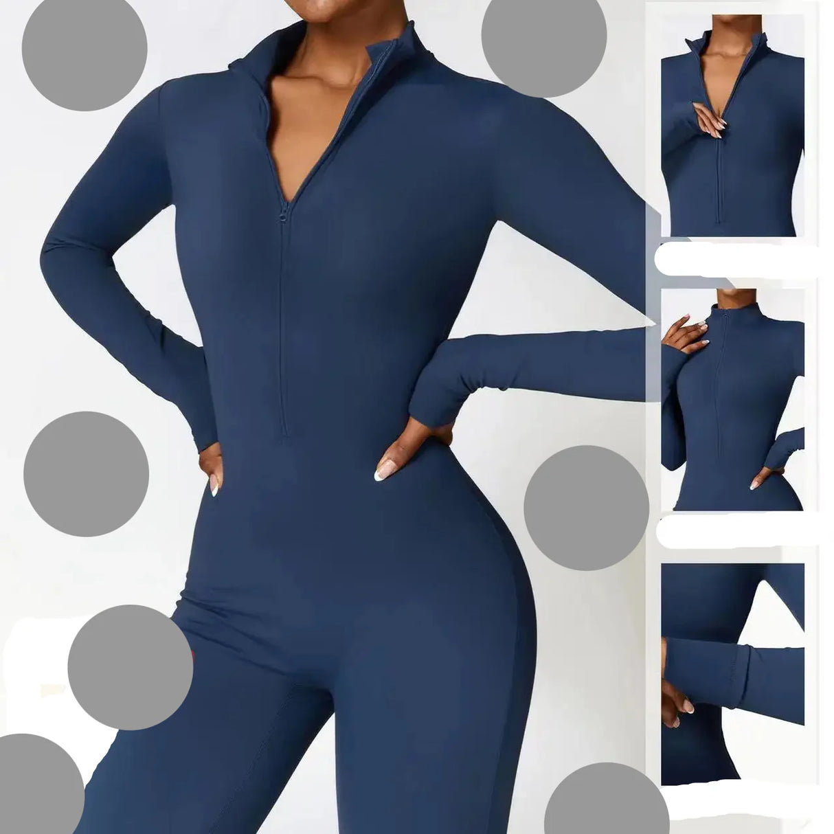 Winter Workout Wear Cozy Jumpsuit
