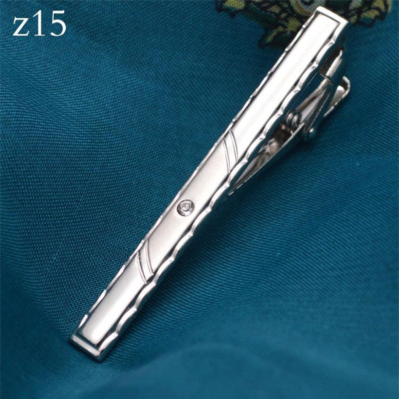 New Metal Silver Color Tie Clip For Men Wedding Necktie Tie Clasp Clip Tie Clips for Men Tie Bar Clip Regular Ties Necktie Wedding Business Tie Pin Clips Gentleman Ties Bar Elegant Men's Accessories