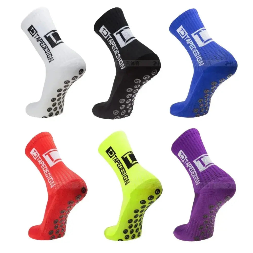 Men's & Women's Football & Running Socks Anti Slip Grip