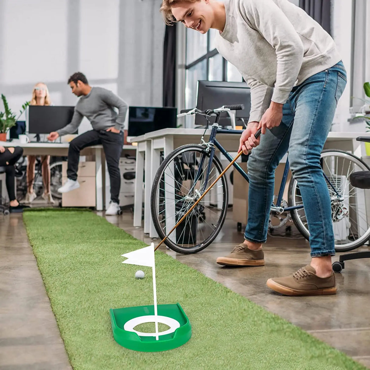 Golf Putting Cup Training Aid Indoor Outdoor Practice