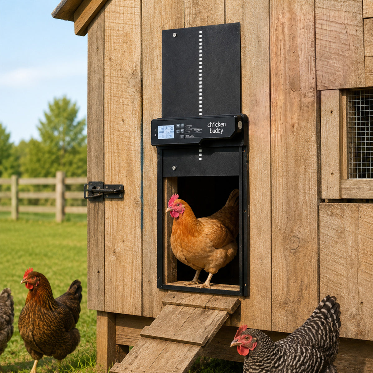 Solar Powered Automatic Chicken Coop Door