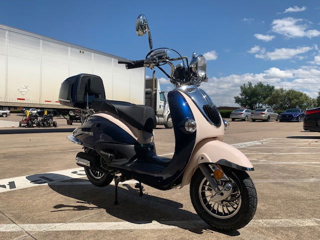 TrailMaster Sorrento 50cc Street Scooter, Ships Fully Assembled