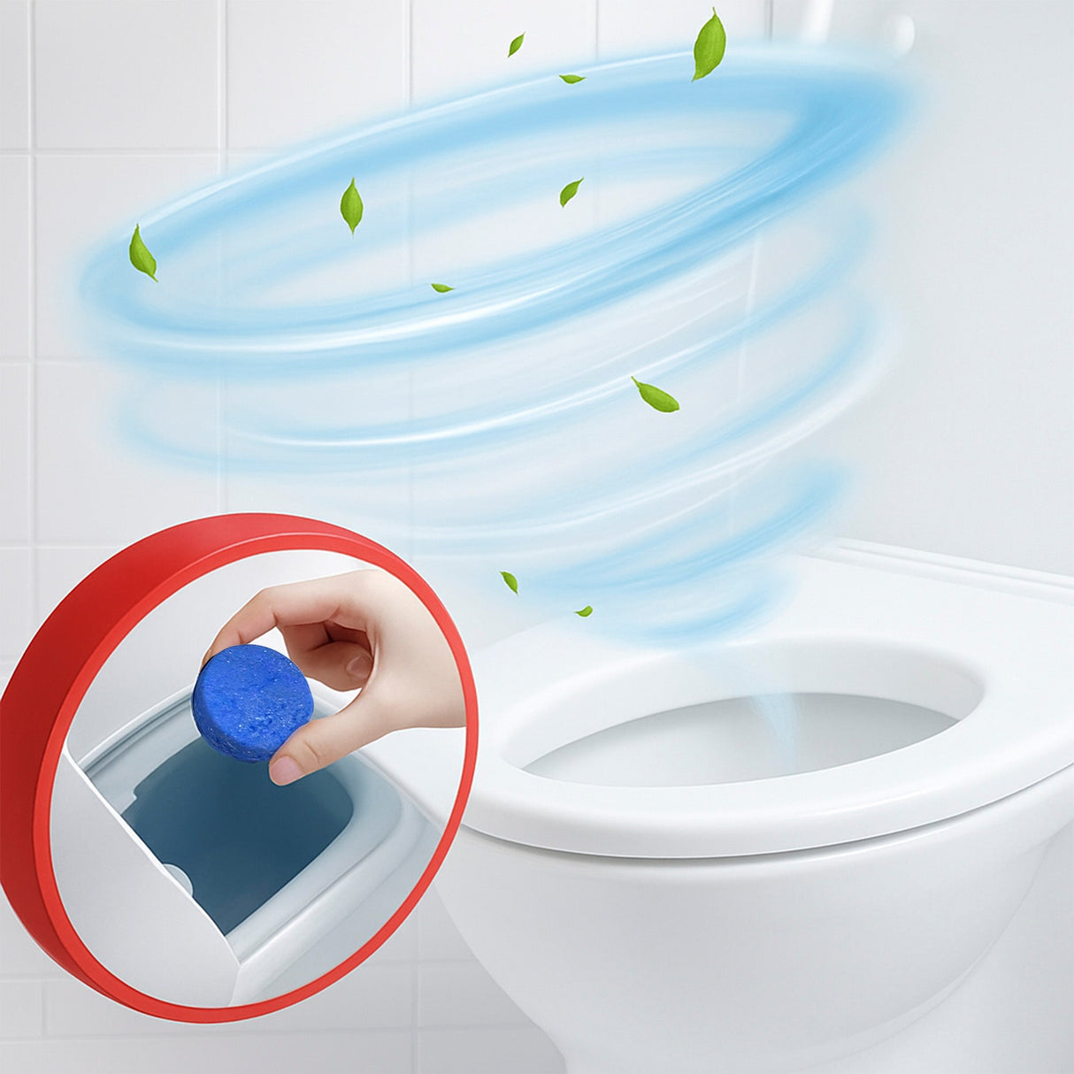Pursonic Home Cleaning Power Bundle – Cordless Power Scrubber + Automatic Toilet Bowl Cleaner Tablets