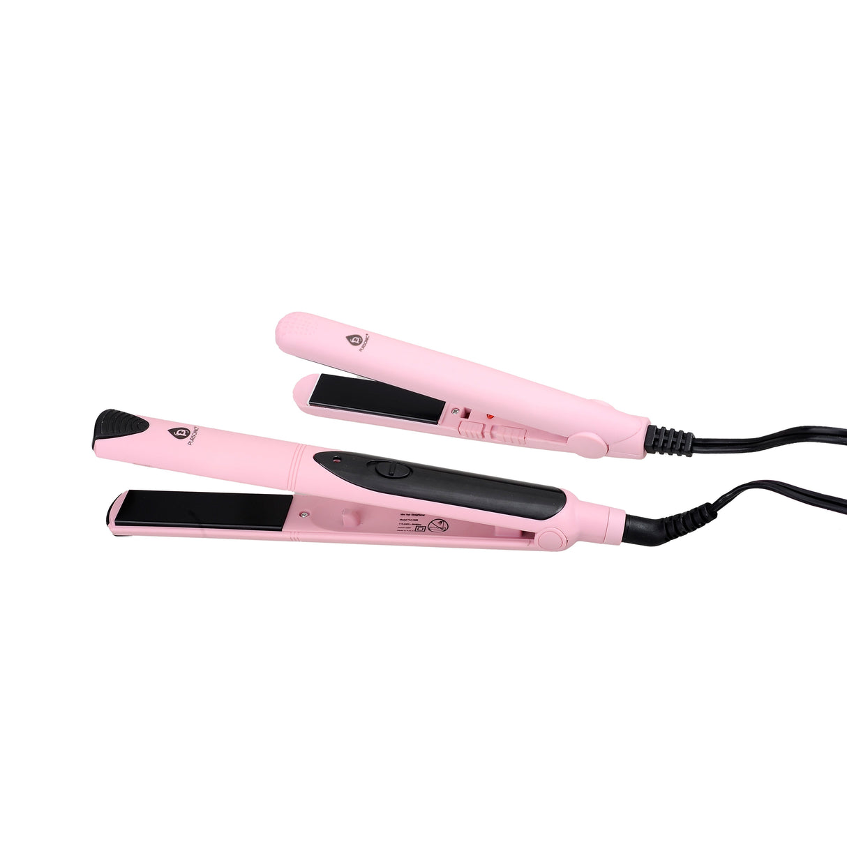 Professional Salon Quality Flat Iron Hair Straightener With A Free Travel Straightener by Pursonic