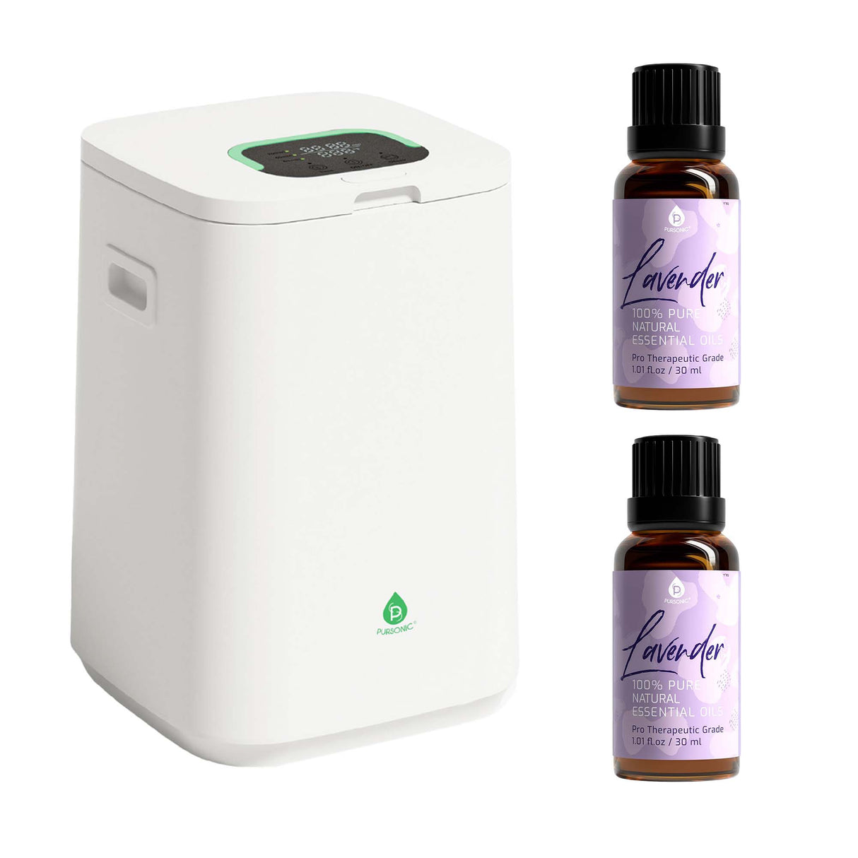 Luxury Home Spa Bundle – Towel Warmer & Lavender Essential Oil by Pursonic