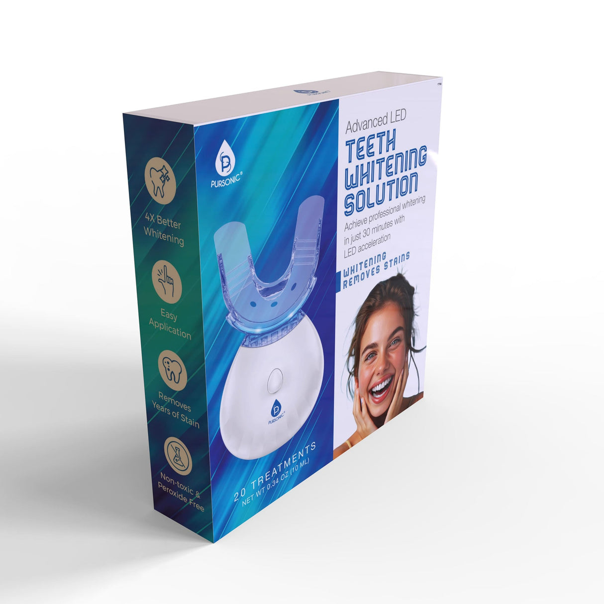 Advanced LED Teeth Whitening Solution by Pursonic