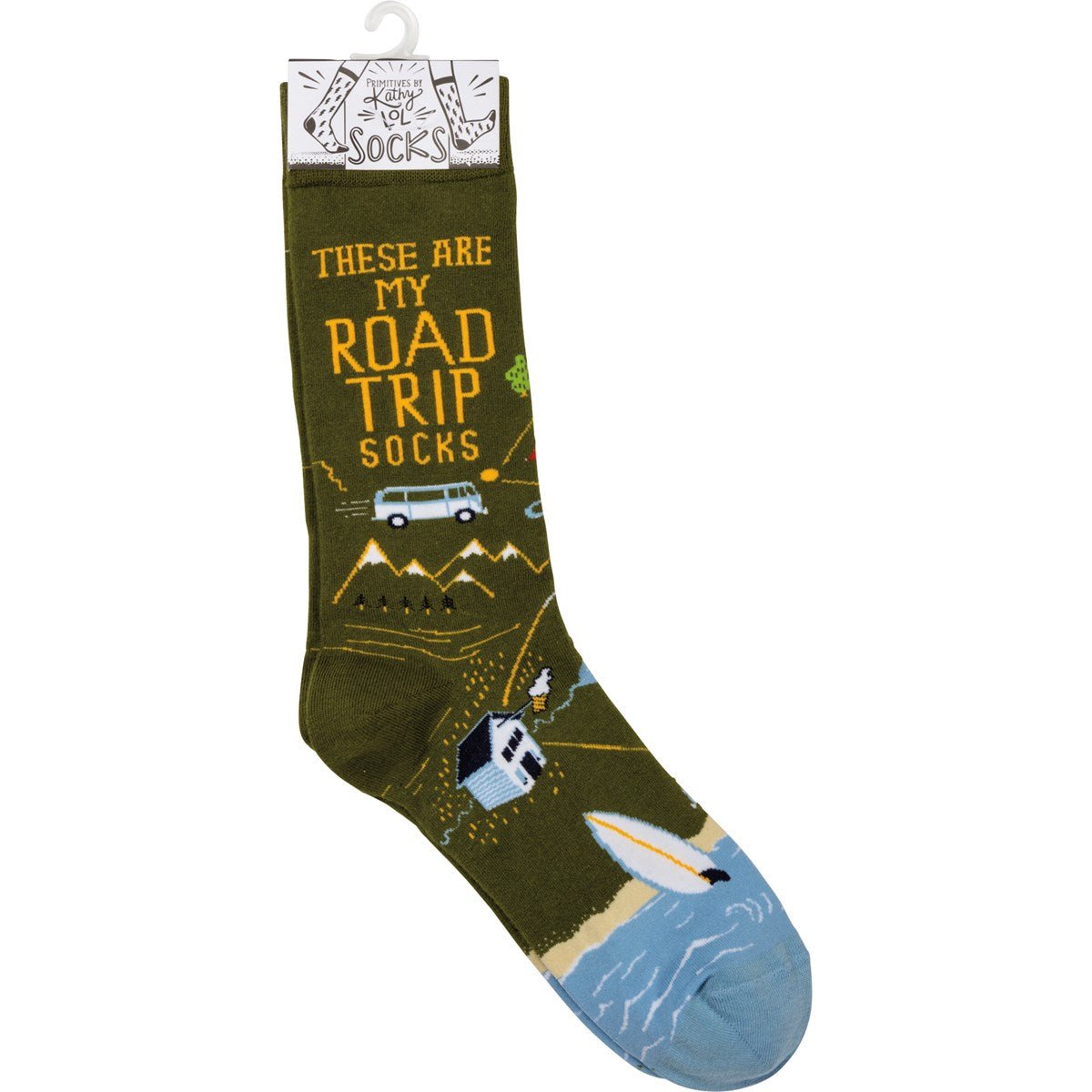 These Are My Road Trip Socks | Fun Travel-Inspired Crew Socks