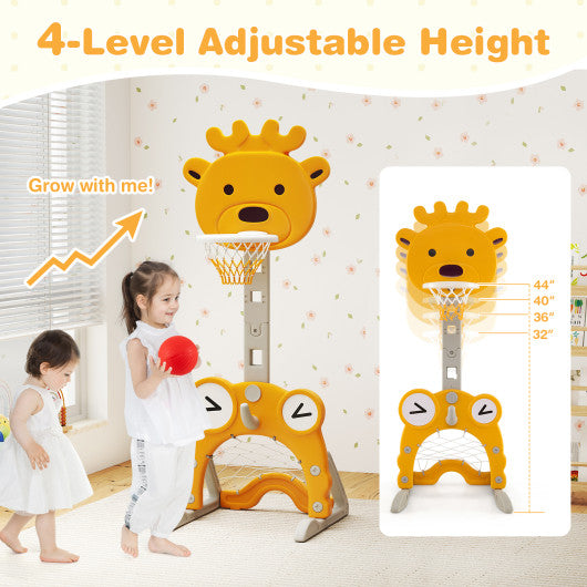 13FT Double-sided Patio Umbrella with Solar Lights for Garden Pool Backyard-Orange