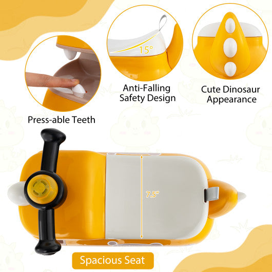 Toddler Ride on Toy Walking Sliding Car with Lights and Music-Pink