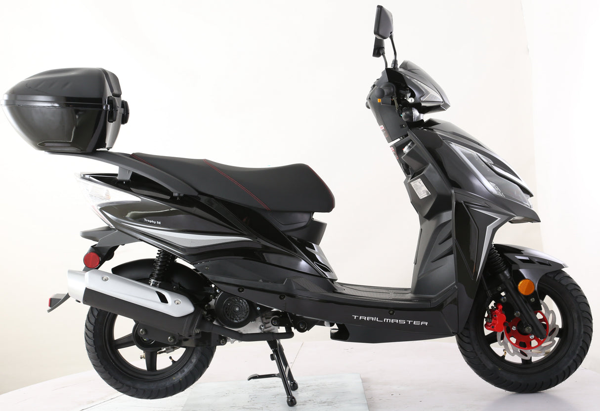 TrailMaster Trophy 50cc Street Scooter, Ships Fully Assembled