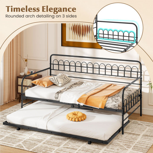 Patio Wicker Egg Chair Outdoor Rattan Lounge Basket with Seat and Back Cushions-Brown