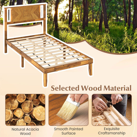 Twin Size Loft Bed with LED Lights Roof Window and Storage Bookshelf-White