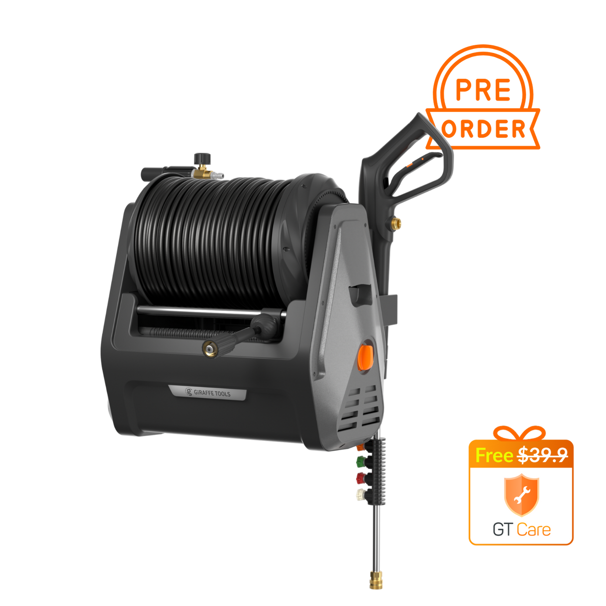 Grandfalls Retractable Pressure Washer Essential