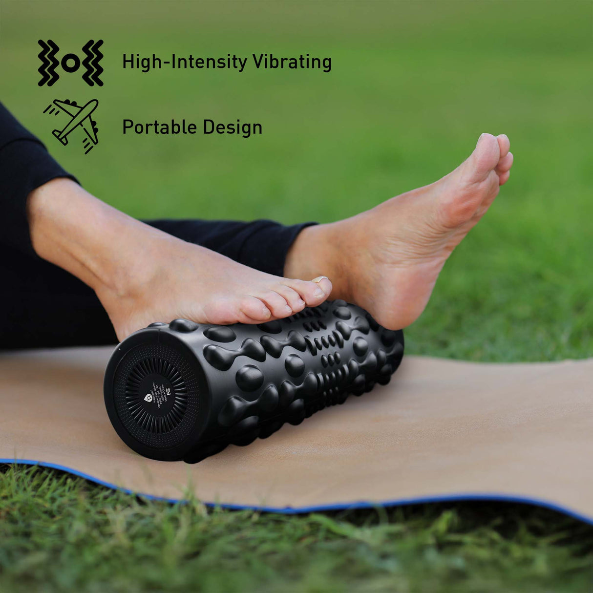Muscle Relief Bundle: Vibrating Foam Roller & Neck and Shoulder Stretcher by Pursonic