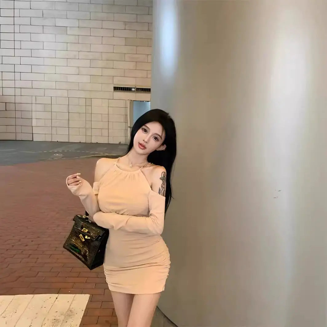 2020 Autumn New Women's Dress with Long Sleeves