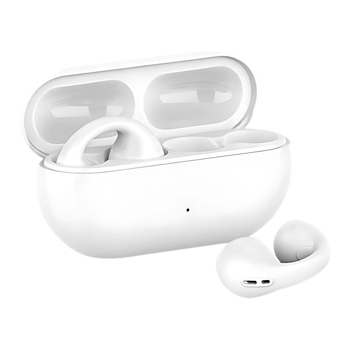 Wireless Bone Conduction Headphones – Waterproof Bluetooth Earphones with Ear Clip, Mini Open-Ear Design for Comfort and Clarity