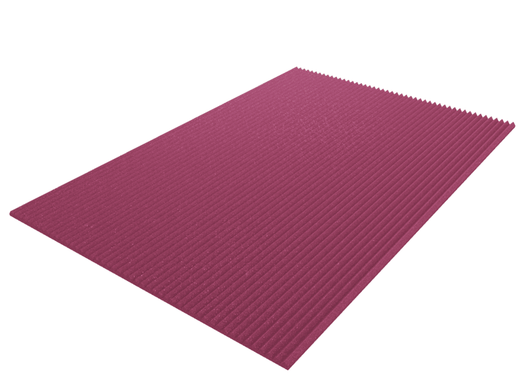 1 Inch Acoustic Foam Wedge Style Panels - 13 Color Options