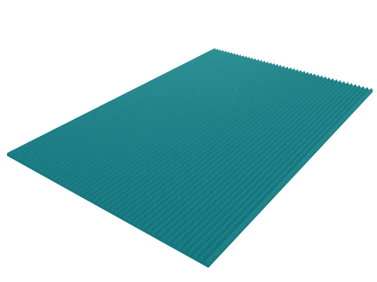 1 Inch Acoustic Foam Wedge Style Panels - 13 Color Options
