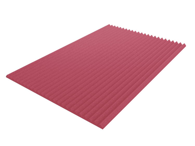 2 Inch Acoustic Foam Wedge Style Panels - 13 Color Options