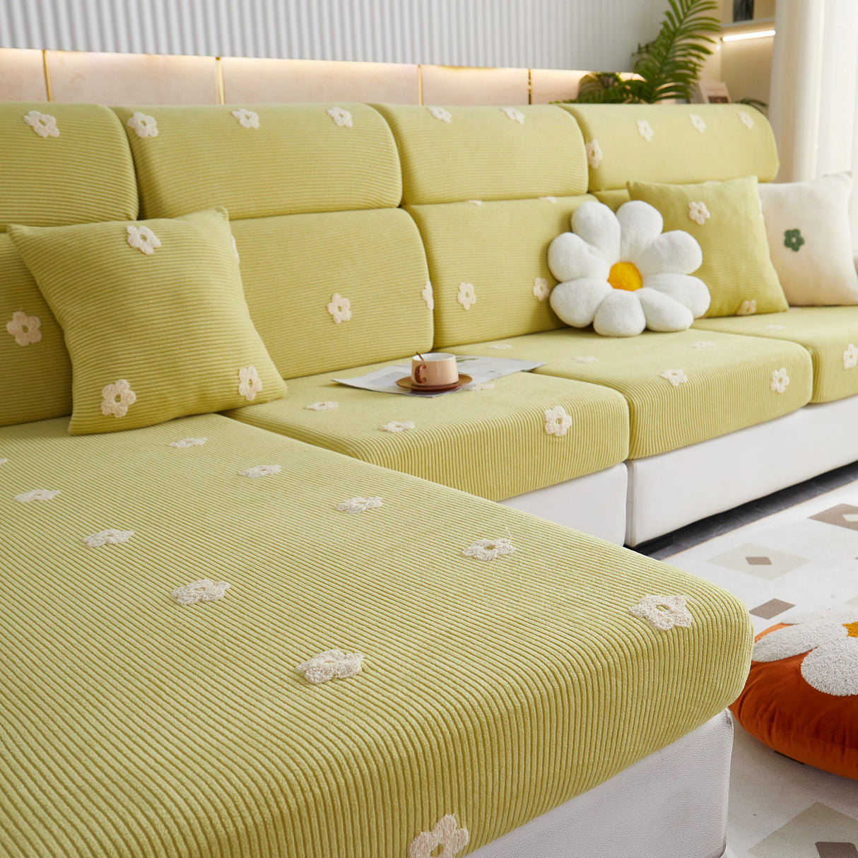 Polar Fleece Sofa Cushion Covers for Sofa 1/2/3/4 Seater, Best Seat Covers for Dogs, Pet Couch Protector