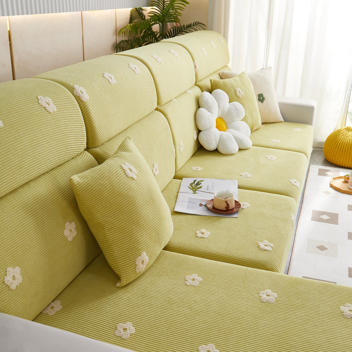 Polar Fleece Sofa Cushion Covers for Sofa 1/2/3/4 Seater, Best Seat Covers for Dogs, Pet Couch Protector