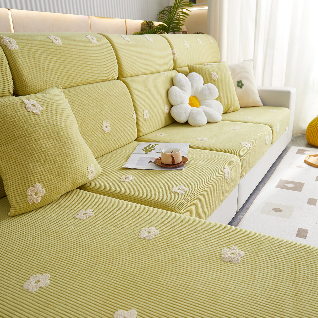 Polar Fleece Sofa Cushion Covers for Sofa 1/2/3/4 Seater, Best Seat Covers for Dogs, Pet Couch Protector