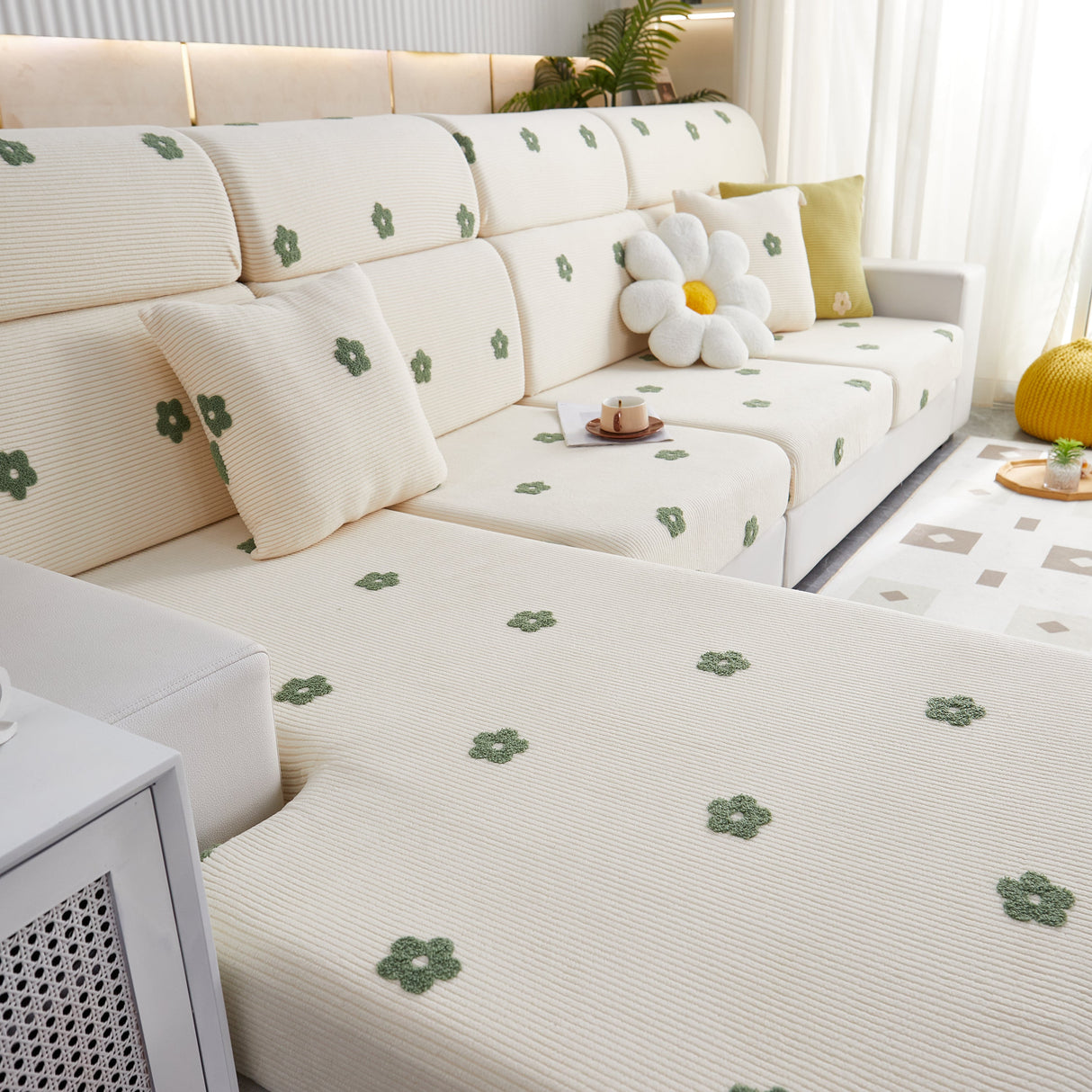 Polar Fleece Sofa Cushion Covers for Sofa 1/2/3/4 Seater, Best Seat Covers for Dogs, Pet Couch Protector