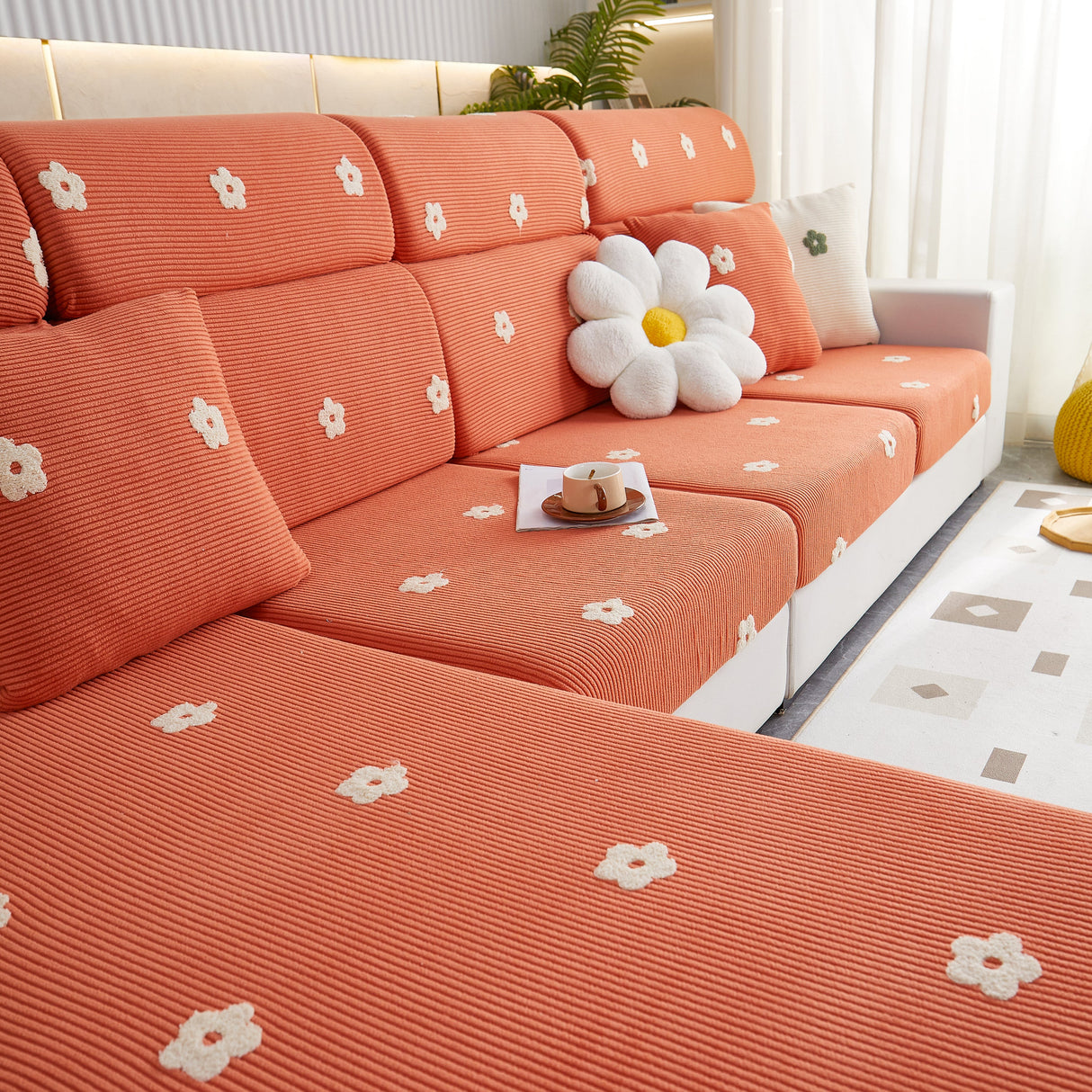 Polar Fleece Sofa Cushion Covers for Sofa 1/2/3/4 Seater, Best Seat Covers for Dogs, Pet Couch Protector