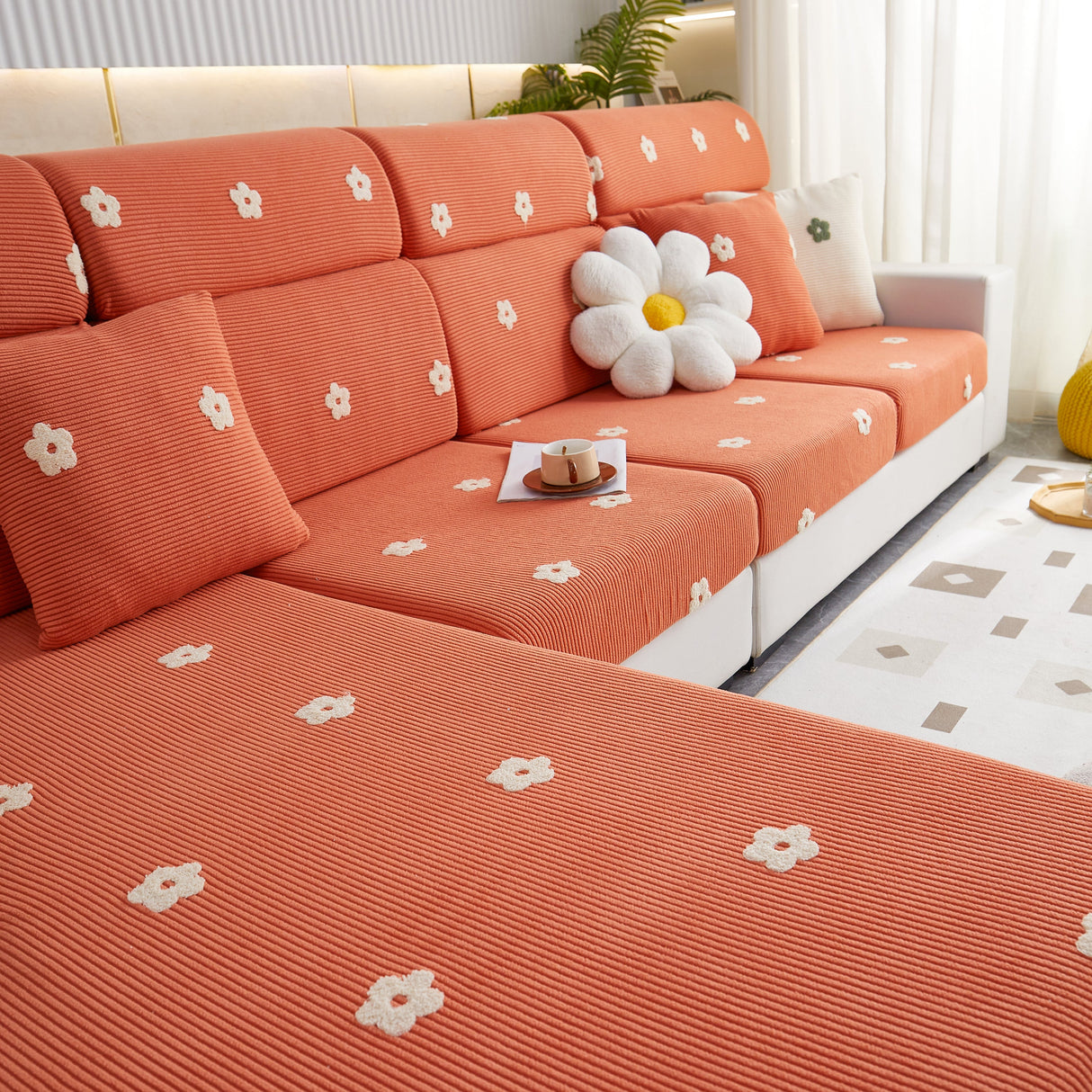 Polar Fleece Sofa Cushion Covers for Sofa 1/2/3/4 Seater, Best Seat Covers for Dogs, Pet Couch Protector