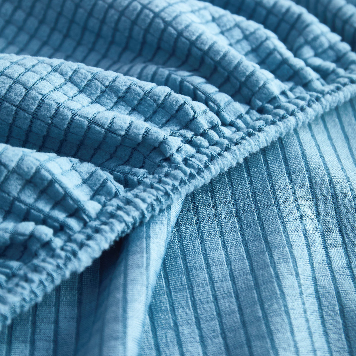 Grid Textured Stretch Sofa Cover, Soft Elastic Slipcover for Couch Protection