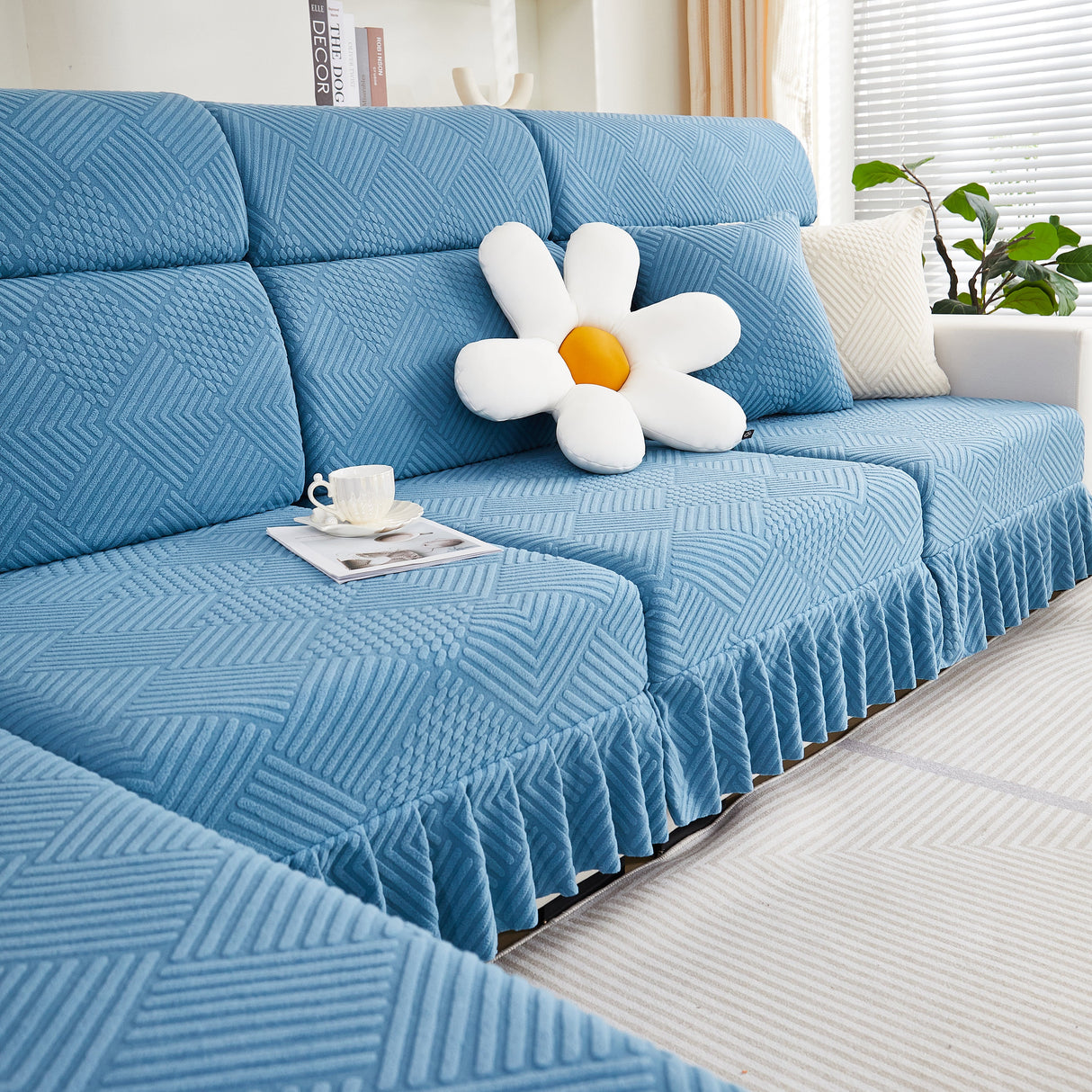 Stretch Sofa Covers for Couch Seats and Cushions, Suitable for 1/2/3/4/L Seater Sofas and Couches