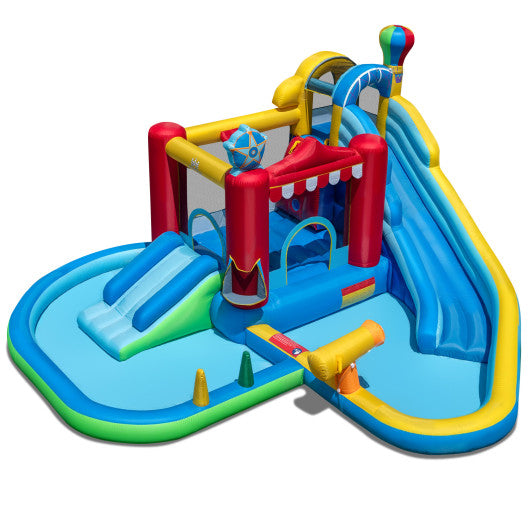 Inflatable Water Park Water Slide Wet Dry Combo Bounce House