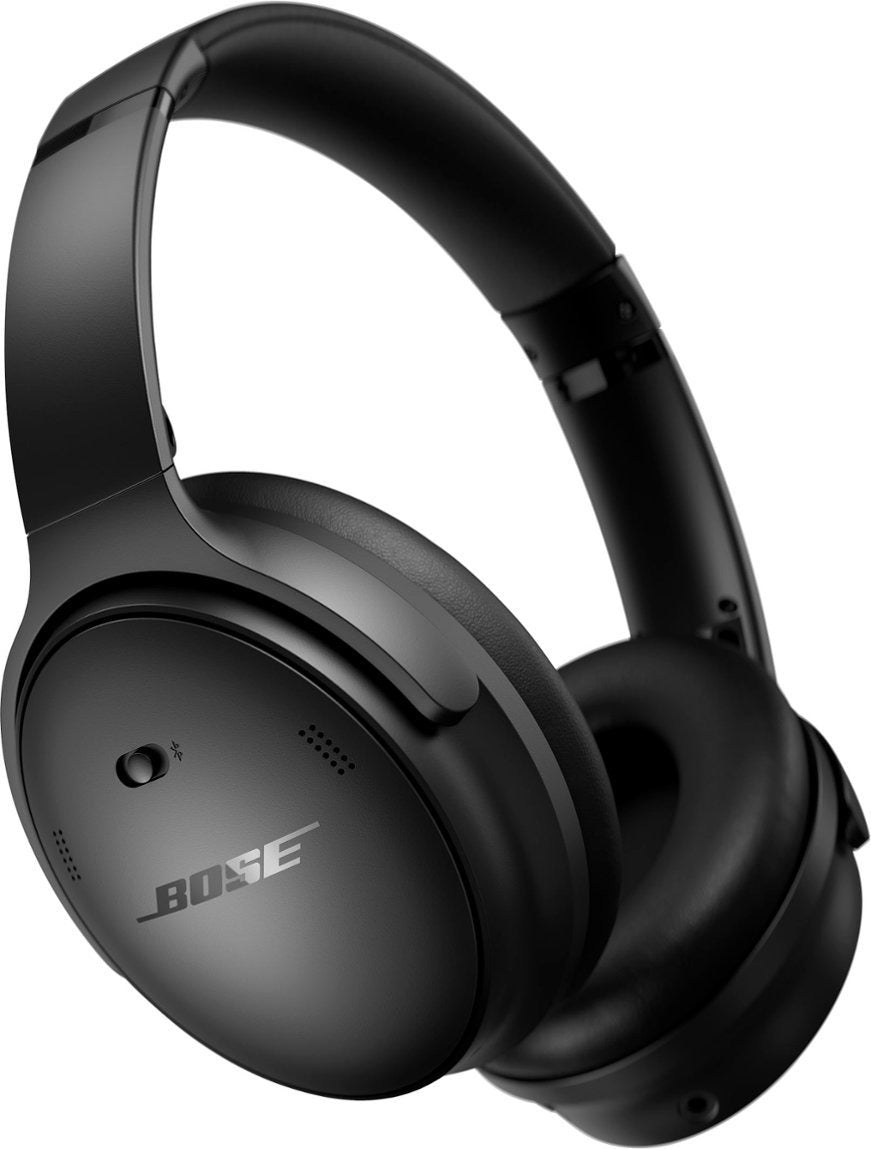 Bose - Quiet Comfort Wireless Noise Cancelling Over-the-Ear Headphones - Black by Bose