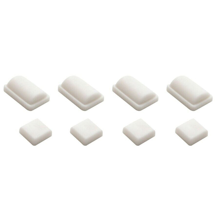 Wii Rubber Feet Replacement White (8 Pieces)