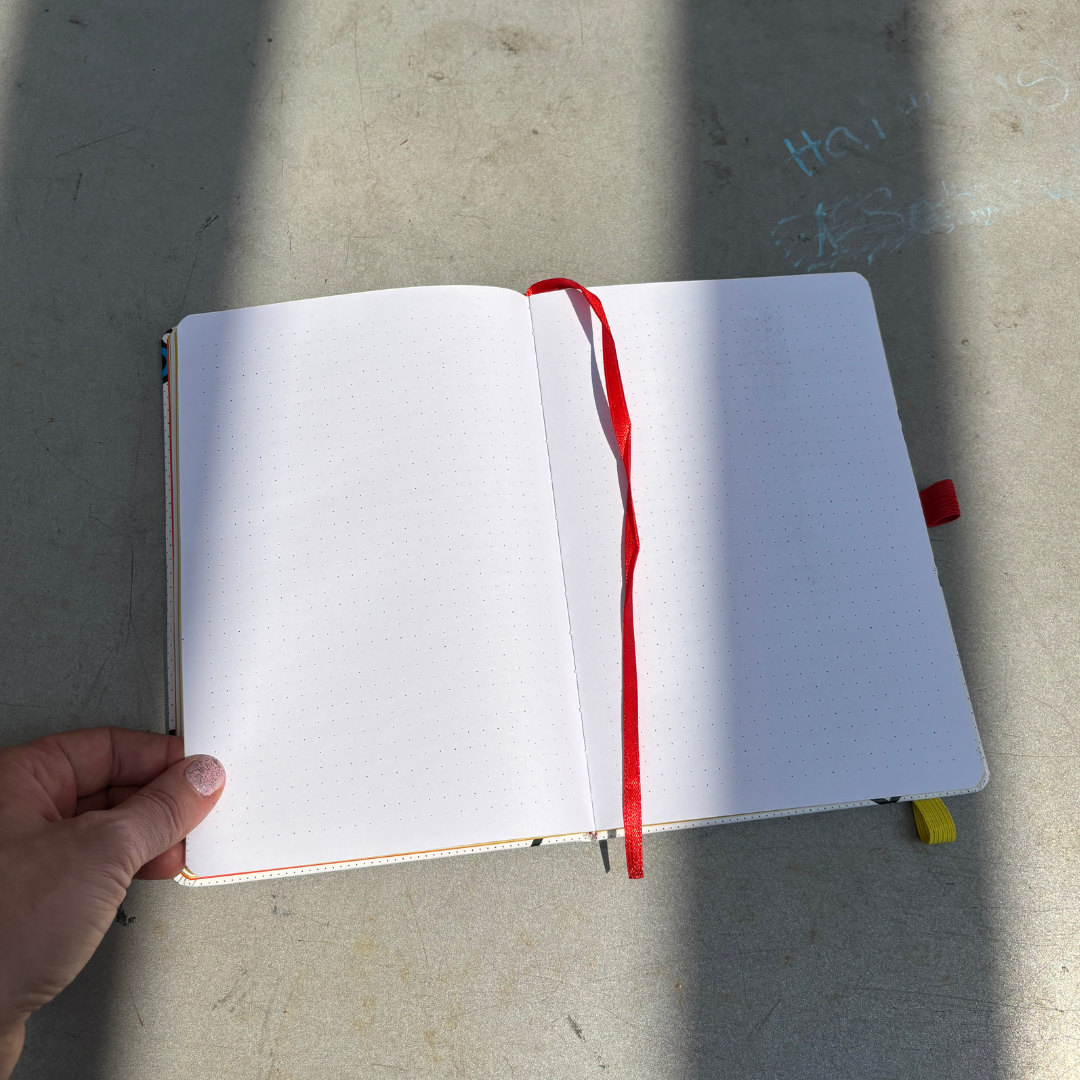 Wink Pop Art Notebook with 190 Dot Grid Pages