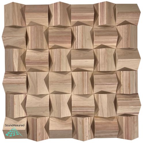 Paulownia Wood Acoustic Diffuser Panel | Sound Diffusion Panel