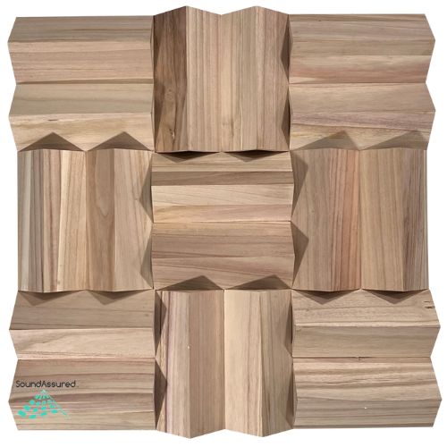 Paulownia Wood Acoustic Diffuser Panel | Sound Diffusion Panel