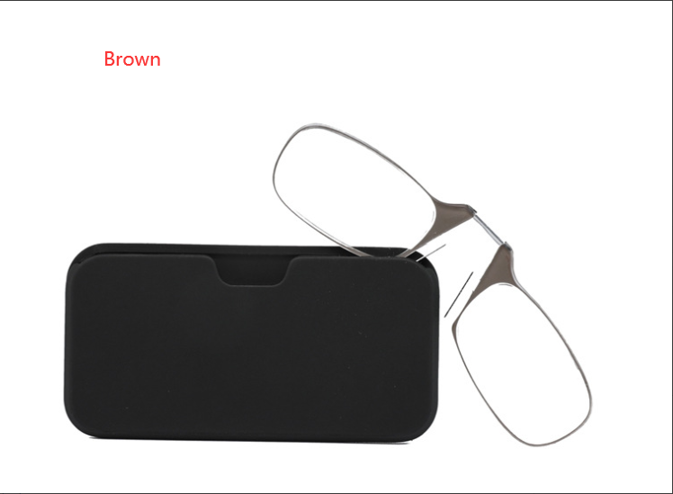 Legless Clamp Nose Reading Glasses For Both Men And Women +2.00 +2.50