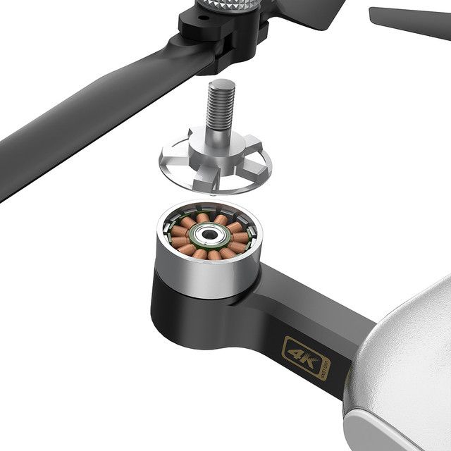 Contixo F30 GPS 4K Drone with UHD Camera, Brushless Motor, Follow Me, 2 Batteries & Carrying Case - Foldable FPV Quadcopter for Kids & Adults by Contixo