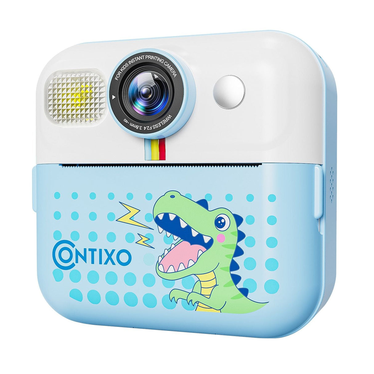 Contixo Kids Instant Print Camera, HD 1080P Digital Camera with 3 Rolls of Paper & 32G Card, 16X Zoom, Games & MP3, Ages 3-12 by Contixo