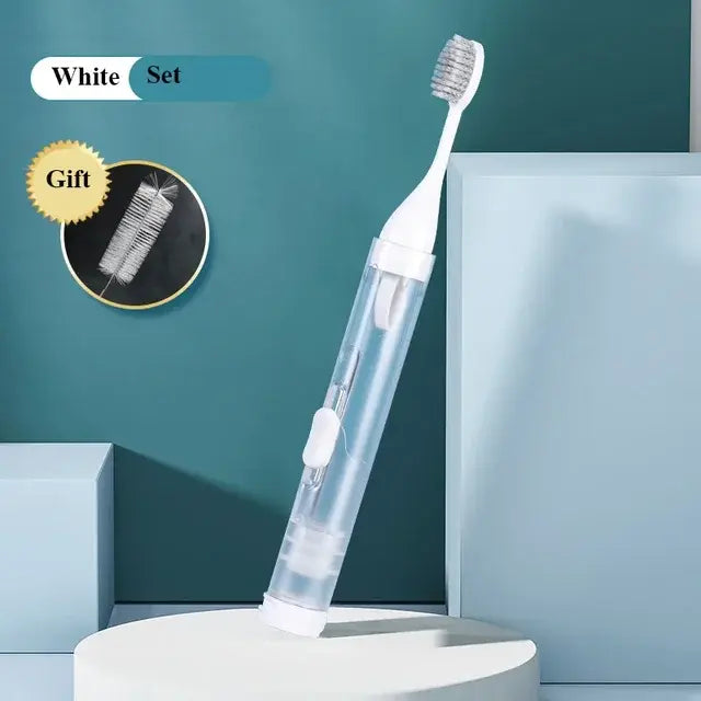 Foldable Portable Toothbrush Set