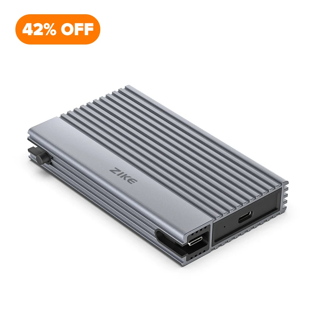 ZikeDrive Z666 USB4 40Gbps NVMe M.2 SSD Enclosure