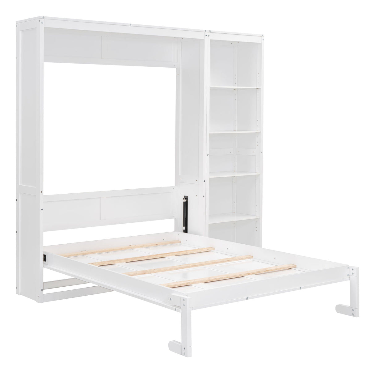 Murphy Wall Bed With Shelves by Couch.com