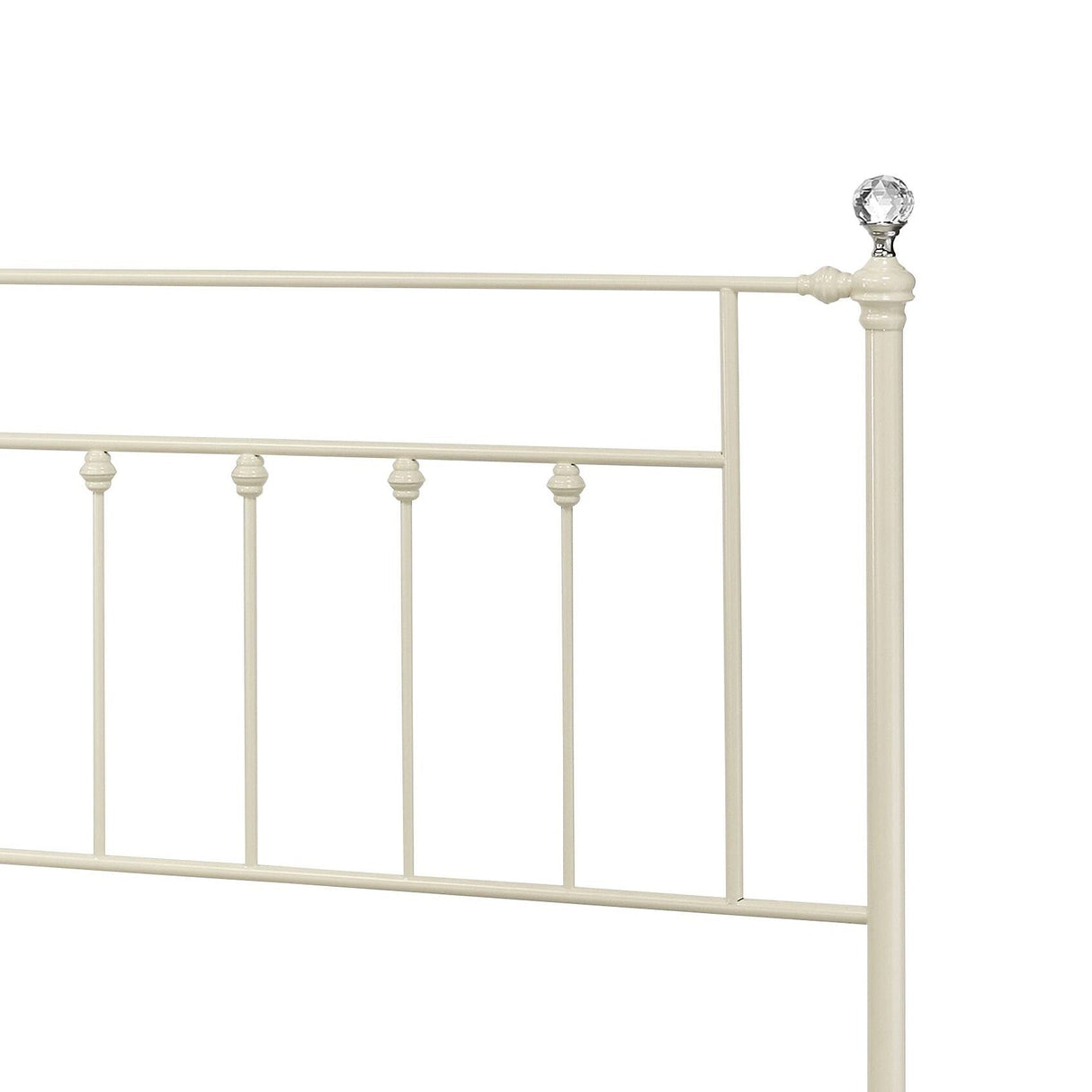 Comet White Finish Full Bed