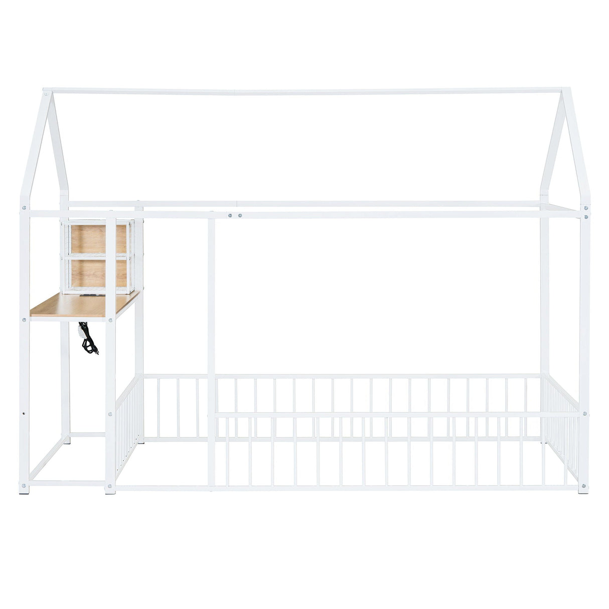 House Frame With Desk, Shelves, Power Outlets And USB Ports by Couch.com