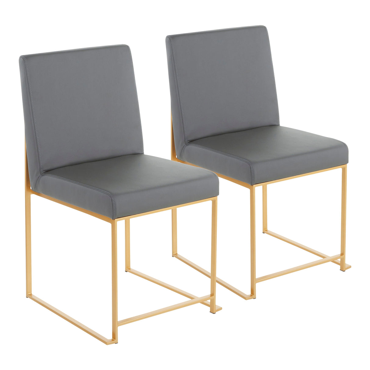 Fuji - Contemporary Stylish Frame, High Back Dining Chair (Set of 2) by Couch.com