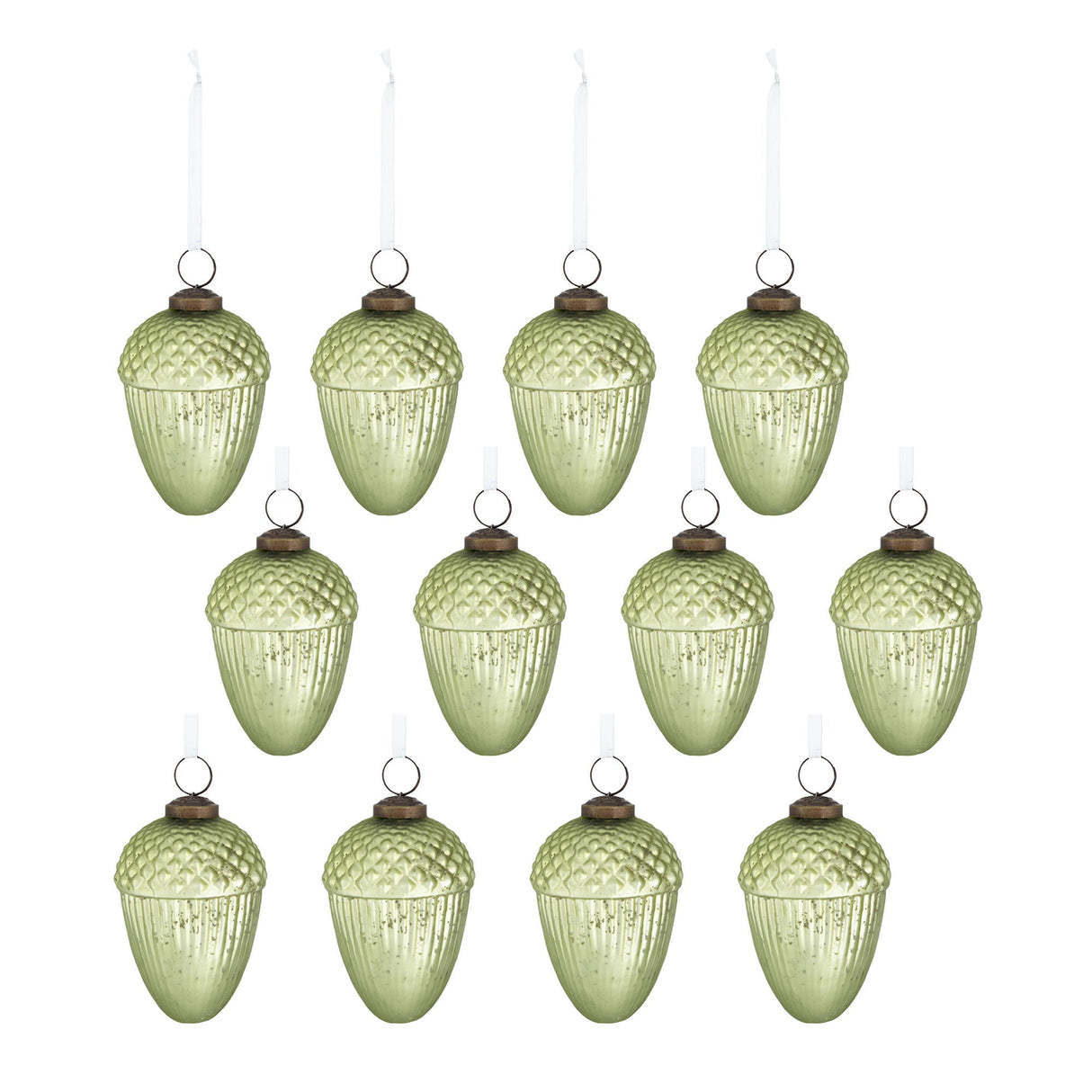 Tear Drop Ornament, Decorative Hanging Christmas Tree Ornaments For Holiday Party Decorations (Set of 12) by Couch.com