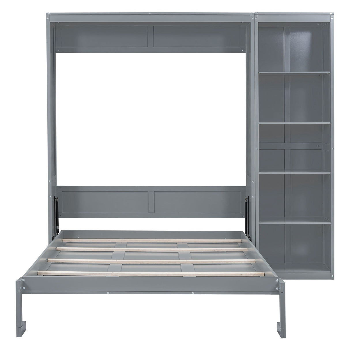 Murphy Wall Bed With Shelves by Couch.com