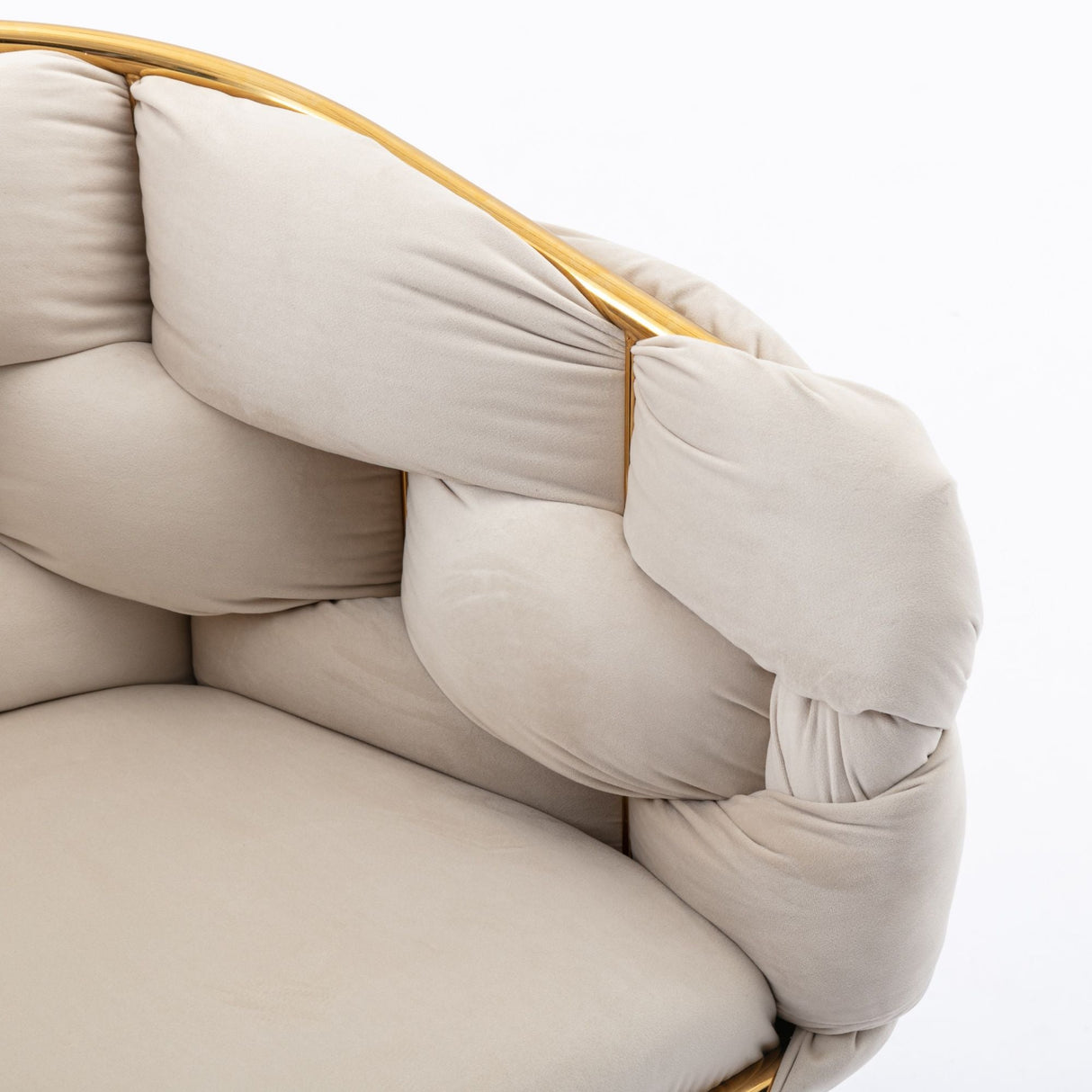 Luxury Modern Simple Leisure Velvet Single Sofa Chair Bedroom Lazy Person Household Dresser Stool Manicure Table Back Chair by Couch.com